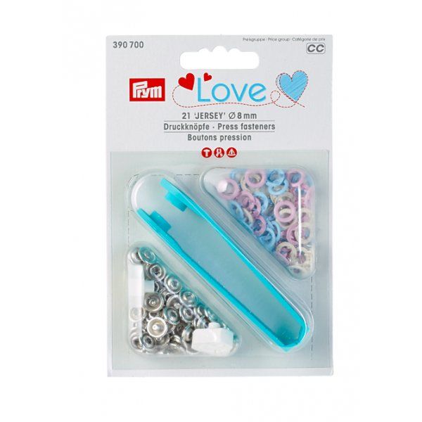Botones a Presión Jersey 8 mm - Prym Love Prym 3 - Tejidos Yasmina 