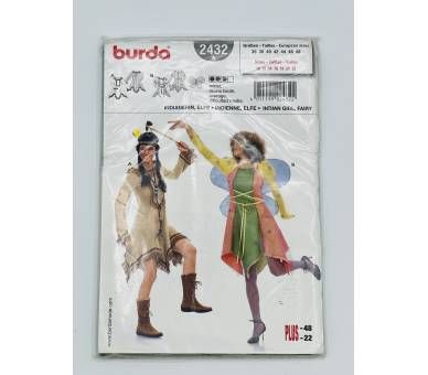 Patrón Disfraz Nativa Americana, Hada Burda 2432 [product.brand] 1 - Tejidos Yasmina 