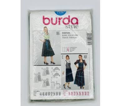 Patrón Disfraz Tirolesa Burda 7326 [product.brand] 1 - Tejidos Yasmina 