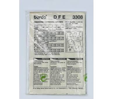 Patrón Disfraz Pescador Burda 3308 [product.brand] 2 - Tejidos Yasmina 