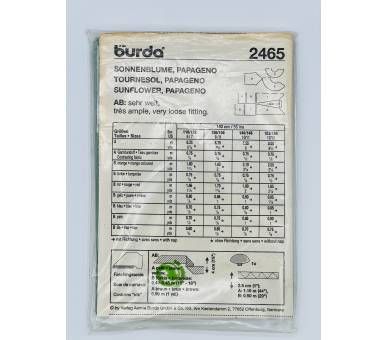 Patrón Disfraz Papageno y Giraso Burda 2465 [product.brand] 2 - Tejidos Yasmina 