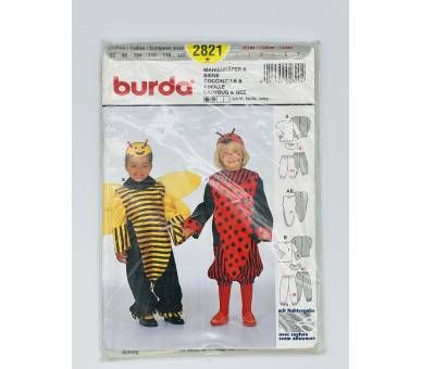 Patrón Disfraz Abeja, Mariquita Burda 2821 [product.brand] 1 - Tejidos Yasmina 