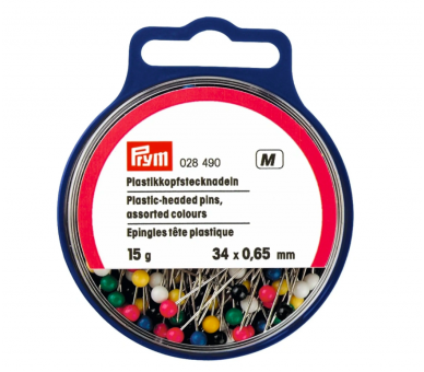 Alfileres Cabeza De Plástico - PRYM Prym 1 - Tejidos Yasmina 