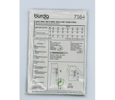 Patron Burda 7164 Vestido [product.brand] 2 - Tejidos Yasmina 