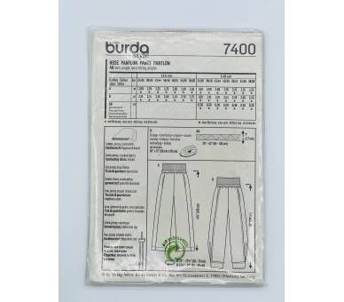 Burda 7400 [product.brand] 2 - Tejidos Yasmina 