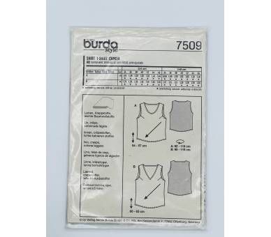 Burda 7509 [product.brand] 2 - Tejidos Yasmina 