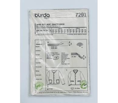 Burda 7291 [product.brand] 2 - Tejidos Yasmina 