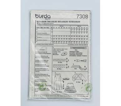 Burda 7308 [product.brand] 2 - Tejidos Yasmina 
