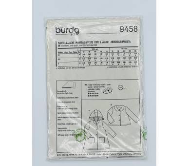 Burda 9458 [product.brand] 2 - Tejidos Yasmina 