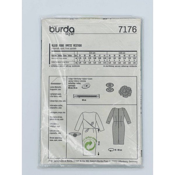 Burda 7176 [product.brand] 2 - Tejidos Yasmina 
