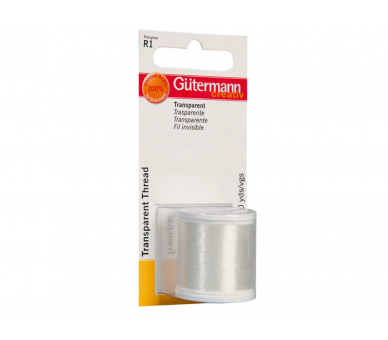 Hilo Transparente Para Coser 200 mts Gütermann 1 - Tejidos Yasmina 