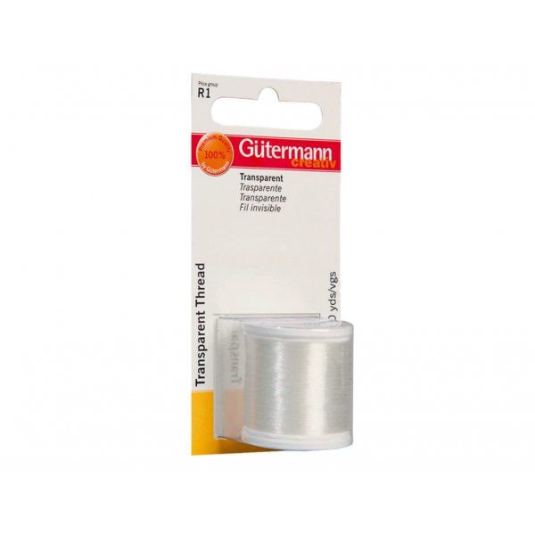 Hilo Transparente Para Coser 200 mts Gütermann 1 - Tejidos Yasmina 