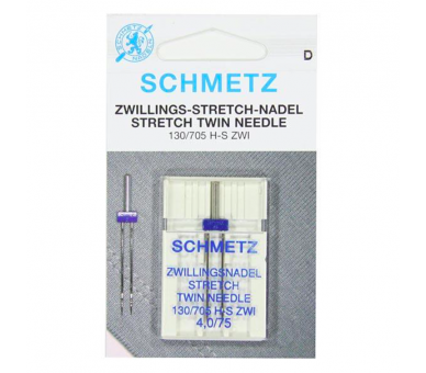 SCHMETZ - Aguja Doble Stretch Schmetz 1 - Tejidos Yasmina 