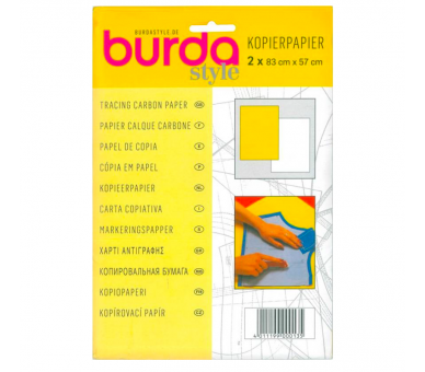 Papel de Calco o Copia - Burda Burda style 1 - Tejidos Yasmina 