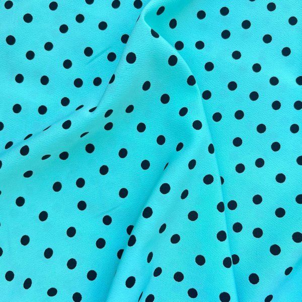 Crepe Topos Aqua [product.brand] 2 - Tejidos Yasmina 