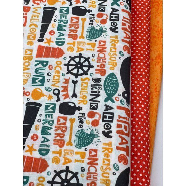 Algodón Orange Pirate [product.brand] 3 - Tejidos Yasmina 