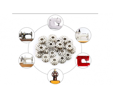 Caja De Plastico Con 25 Canillas [product.brand] 3 - Tejidos Yasmina 