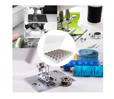 Caja De Plastico Con 25 Canillas [product.brand] 4 - Tejidos Yasmina 