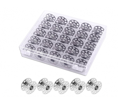 Caja De Plastico Con 25 Canillas [product.brand] 1 - Tejidos Yasmina 