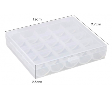 Caja Para Guardar Canillas 25 Bobinas [product.brand] 2 - Tejidos Yasmina 