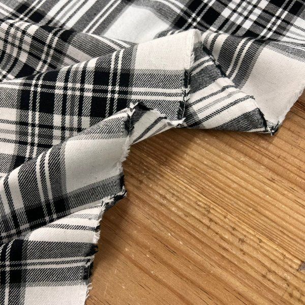 Franela A Cuadros Clasic Blanco [product.brand] 6 - Tejidos Yasmina 