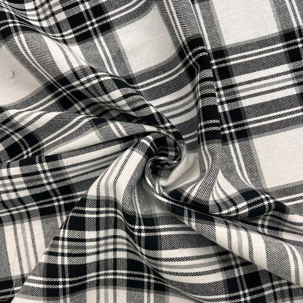 Franela A Cuadros Clasic Blanco [product.brand] 4 - Tejidos Yasmina 