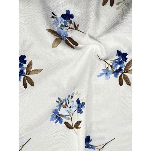 Mantelería Antimanchas Ramito Azul [product.brand] 2 - Tejidos Yasmina 