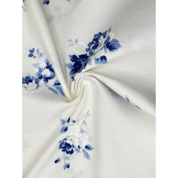 Mantelería Antimanchas Rosas Azules [product.brand] 2 - Tejidos Yasmina 