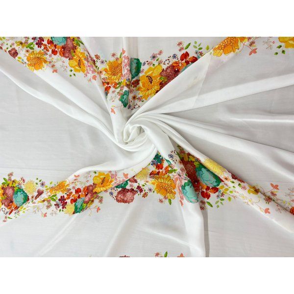 Satín Blanco Flores Tropicales [product.brand] 4 - Tejidos Yasmina 