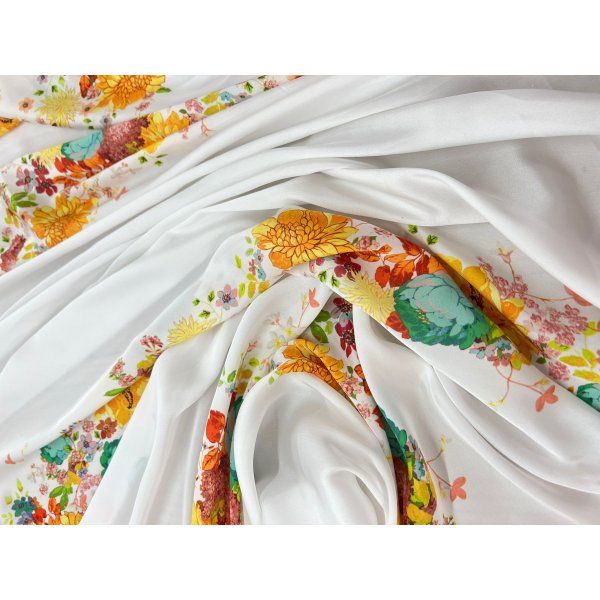 Satín Blanco Flores Tropicales [product.brand] 5 - Tejidos Yasmina 