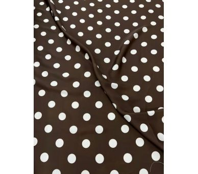 Satín Marrón Lunar Blanco [product.brand] 2 - Tejidos Yasmina 