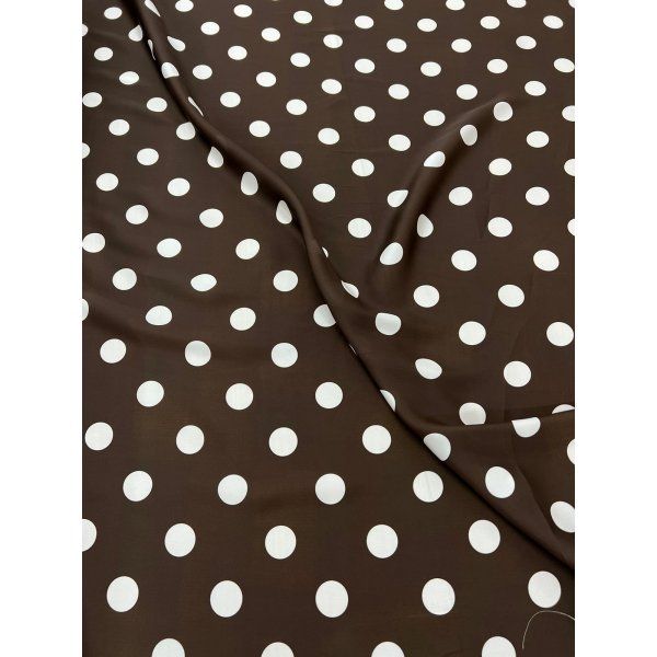 Satín Marrón Lunar Blanco [product.brand] 2 - Tejidos Yasmina 