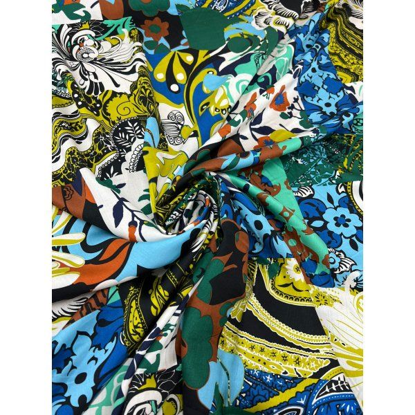 Viscosa Flower Patch [product.brand] 2 - Tejidos Yasmina 