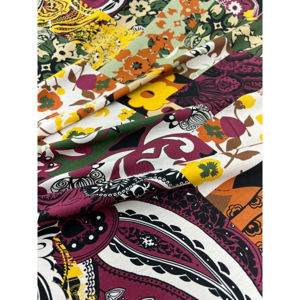 Viscosa Mosaico Floral [product.brand] 4 - Tejidos Yasmina 