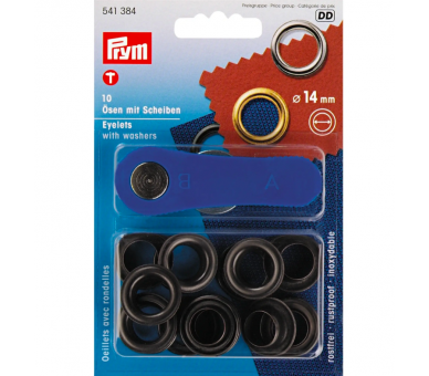 Ojetes + Arandelas 14mm - PRYM Prym 2 - Tejidos Yasmina Ojetes + Arandelas 14mm - PRYM Prym 2 - Tejidos Yasmina
