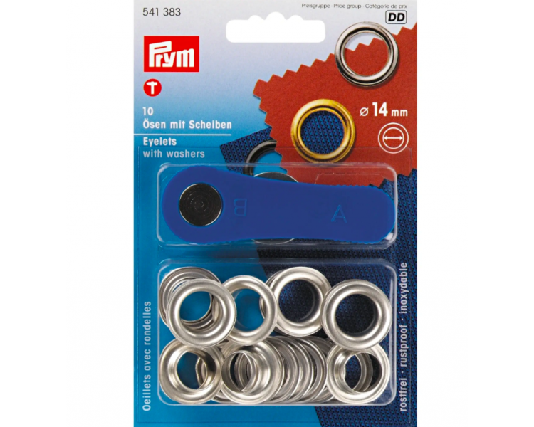 Ojetes + Arandelas 14mm - PRYM Prym 3 - Tejidos Yasmina 