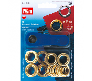 Ojetes + Arandelas 14mm - PRYM Prym 4 - Tejidos Yasmina Ojetes + Arandelas 14mm - PRYM Prym 4 - Tejidos Yasmina