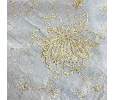 Batista Bordada Golden [product.brand] 4 - Tejidos Yasmina 