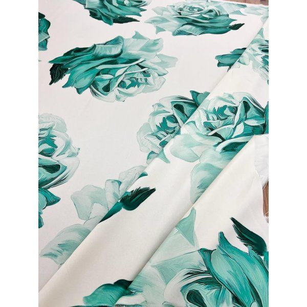 Mikado Rose Turquise [product.brand] 3 - Tejidos Yasmina 