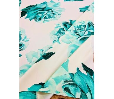 Mikado Rose Turquise [product.brand] 5 - Tejidos Yasmina 