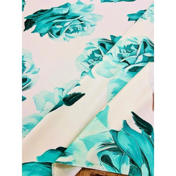 Mikado Rose Turquise [product.brand] 5 - Tejidos Yasmina 