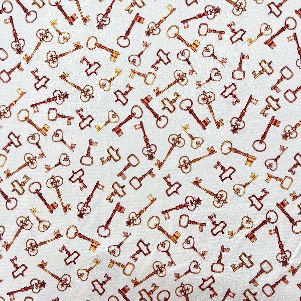 Satín Llaves Antiguas [product.brand] 2 - Tejidos Yasmina 