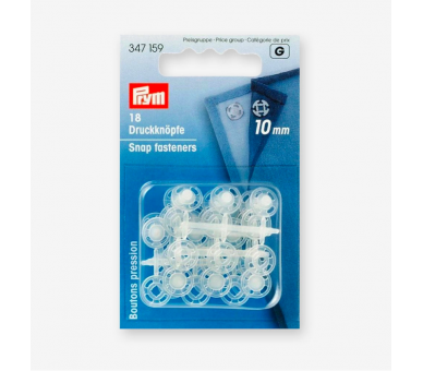 Broches De Presión Transparentes 13mm - PRYM Prym 2 - Tejidos Yasmina 