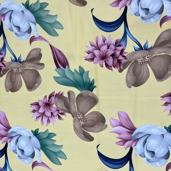 Satín Flower [product.brand] 2 - Tejidos Yasmina 