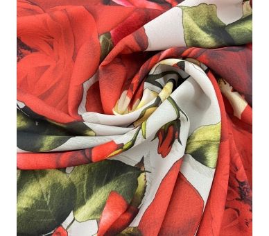 Crepe Rosa Vermella [product.brand] 1 - Tejidos Yasmina 