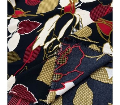 Crepe Night Flower [product.brand] 2 - Tejidos Yasmina 