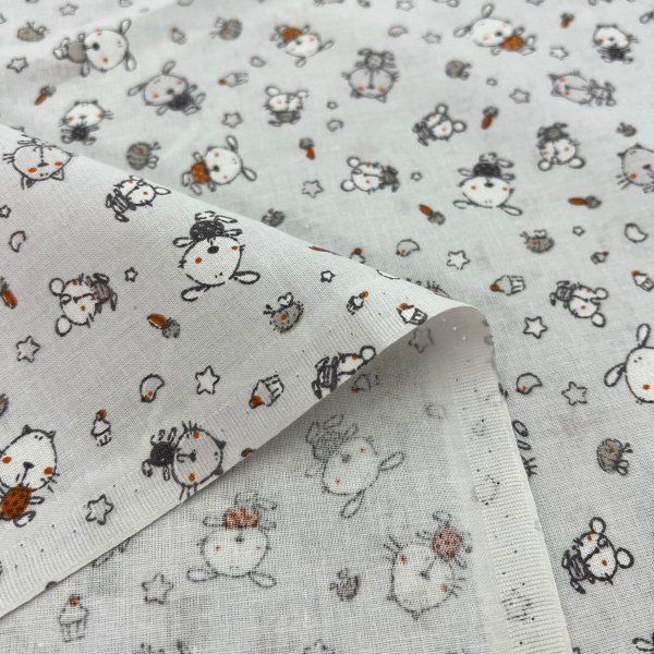 Algodón Animales [product.brand] 4 - Tejidos Yasmina 