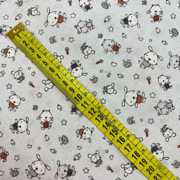 Algodón Animales [product.brand] 3 - Tejidos Yasmina 