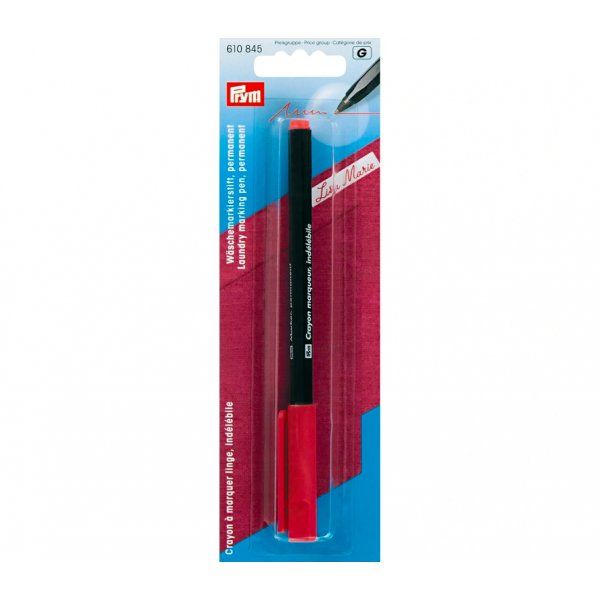 Marcador De Ropa Permanente Rojo Prym 2 - Tejidos Yasmina 