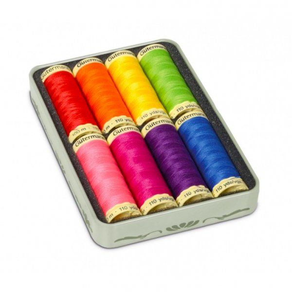 Caja Nostálgica 1928 Hilos Coselotodo Gütermann 8 bobinas 100 metros [product.brand] 2 - Tejidos Yasmina 